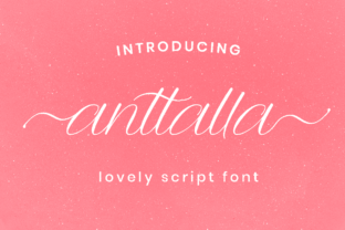 Anttalla Font: Bold Script for Campaign Visuals