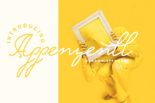 Appenzell Font: Handwritten Charm for Craft Projects