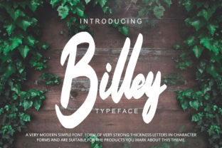 Billey Font: Adding Organic Charm to Your Brand