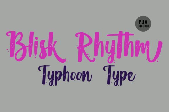 Blisk Rhythm Font: Bold Handwritten Style for Editorial Design
