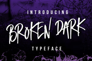 Broken Dark Font: Adding Raw Texture to Web Design