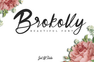 Brokolly Font: Handwritten Charm for Makers