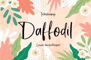 Daffodil Font: A Friendly Handwritten Typeface for Editorial Design