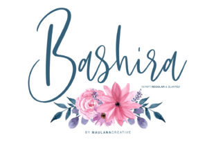 Discover Bashira: A Romantic Script Font for Web Design
