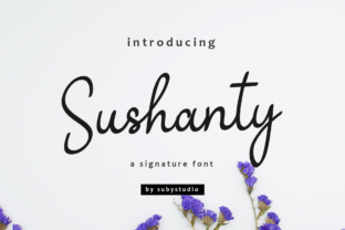 Discover Sushanty: The Perfect Handwritten Font for Your Next Editorial Project