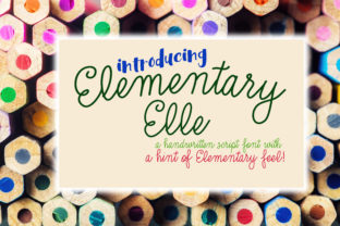 Elementary Elle: A Classic Script Font for Web Design