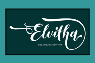 Elvitha Font: Elegant Script for Editorial Design