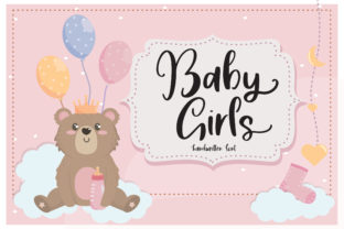 Explore Baby Girls: A Joyful Script Typeface for Playful Designs
