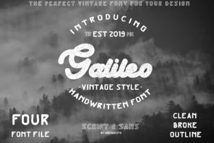 Galileo: A Bold Script Font for Creative Web Design