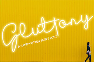 Gluttony Font Review: Bold Handwritten Type for Web