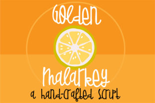 Golden Malarkey Font: A Whimsical Script for Branding