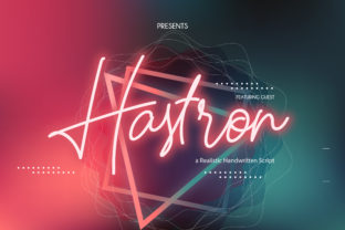 Hastron: A Charming Handwritten Font for Engaging Visuals