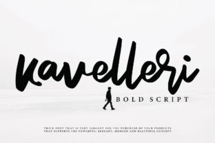 Kavelleri Font: A Sweet Handwritten Typeface for Brands
