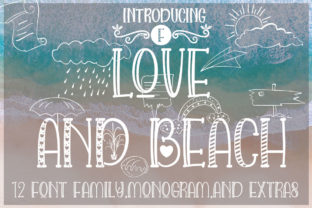 Love and Beach Font: A Handwritten Typeface for Branding