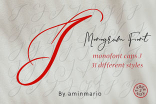 Monogram J Monofont Caps J: A Designer's Font for Elegant Branding