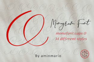 Monogram O Monofont Caps O: A Perfect Font for Crafters