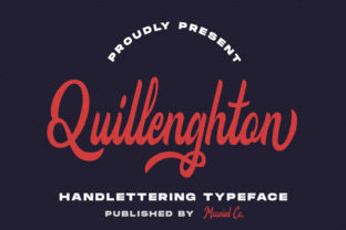 Quillenghton Font Review: Vintage Elegance for Branding