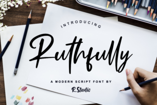 Ruthfully Font: Modern Handwritten Style for Digital Campaigns