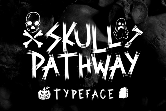 Skull Pathway: A Spooky Font for Bold Editorial Design