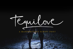 Tequilove Font: A Modern Handwritten Typeface for Branding