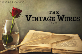 The Vintage Words Font for Digital Design