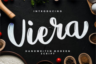 Viera Font: A Handwritten Typeface for Brand Identity