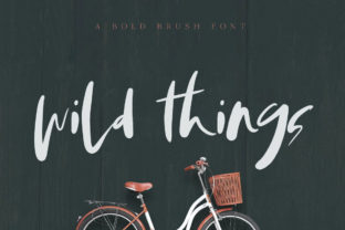 Wild Things Font: Organic Script for Editorial Design